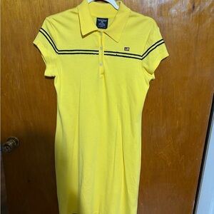 Polo by Ralph Lauren Yellow Midi Skirt